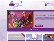 Tablet Screenshot of partyfactory.es